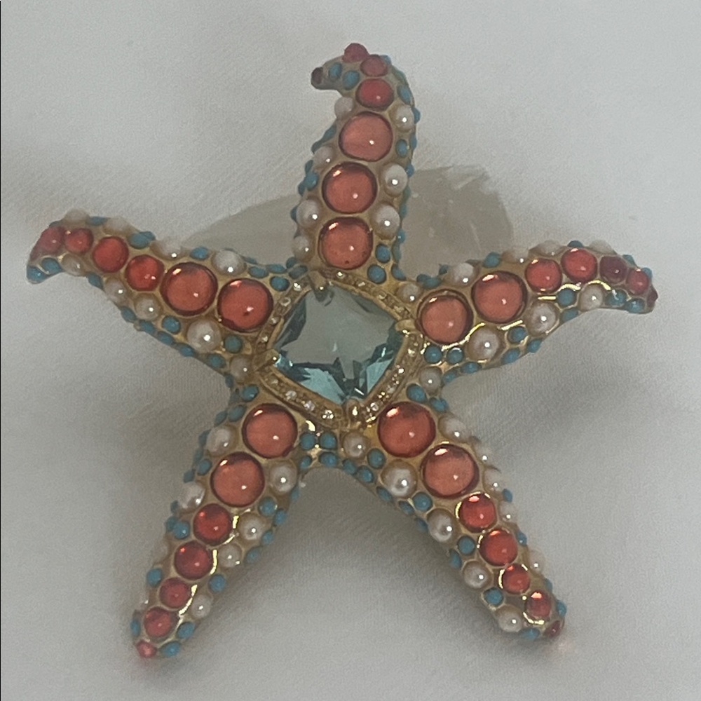 Kenneth Jay Lane Vintage Starfish Brooch